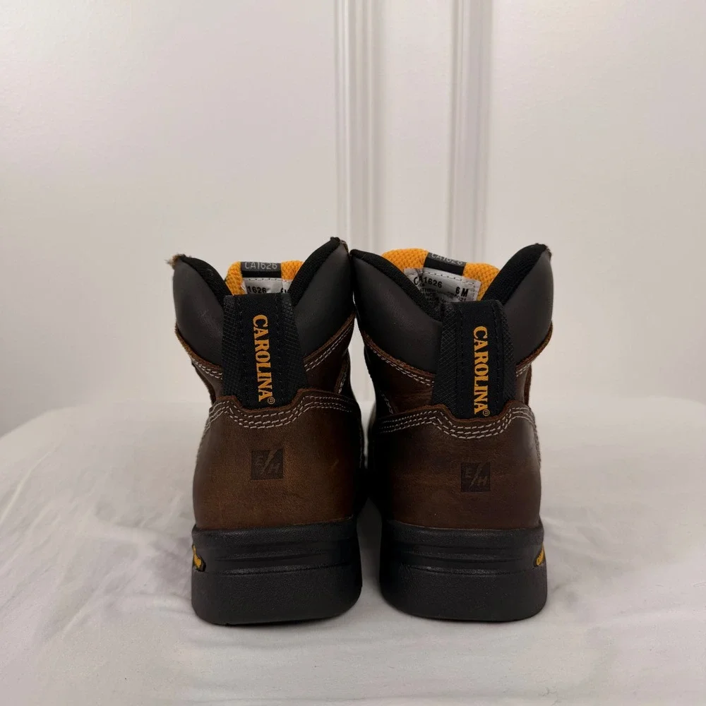 Carolina CA1626 Mens‎ Brown Waterproof Non-Metallic Composite Toe Work Boots 6M
